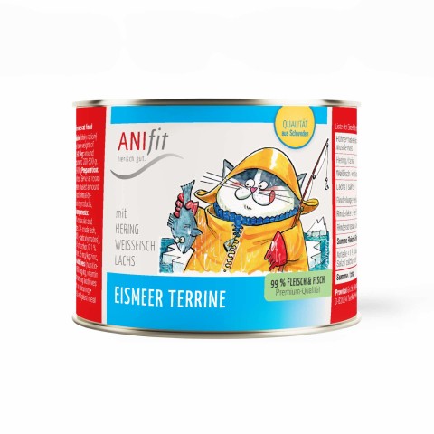Cat Wet pet food Ice Sea Terrine (Eismeer Terrine) 200g 6 Piece -1- Anifit